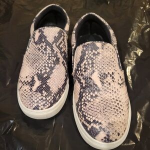 Snakeskin Slip-On Sneakers